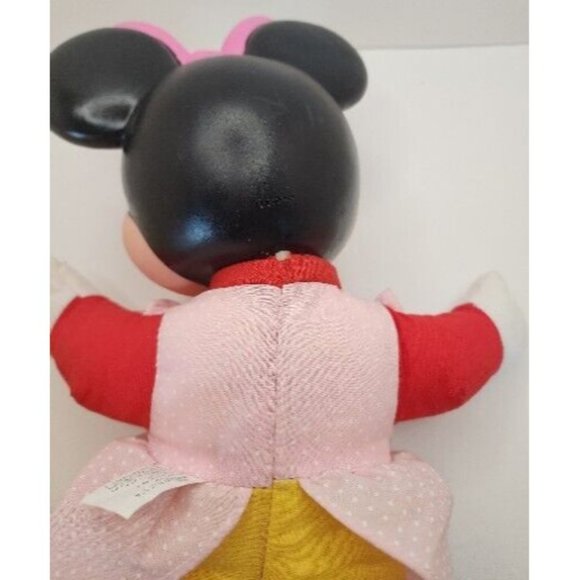 Minnie Mouse Learn to Dress Me Doll 1989 Vintage Toy Plush Mattel Walt Disney Co - Picture 9 of 11